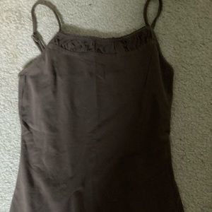 Brown small tank top used